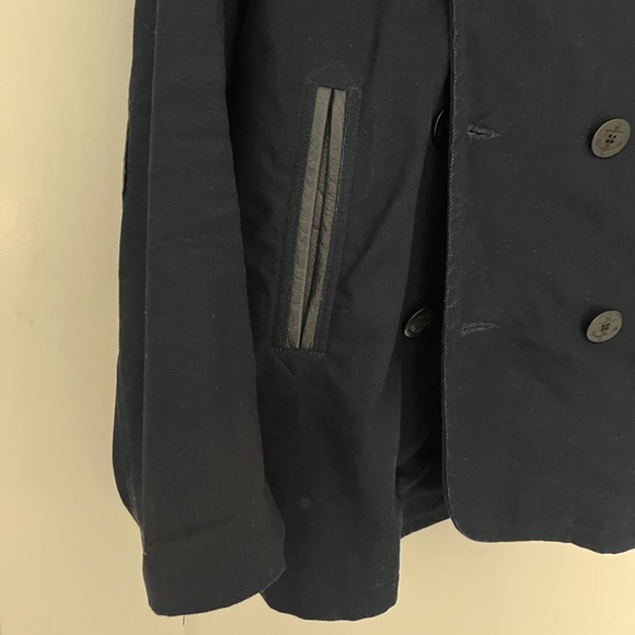 Golden Bear Made in USA Men’s Real Indigo PeaCoat Medium - Picture 4 of 10